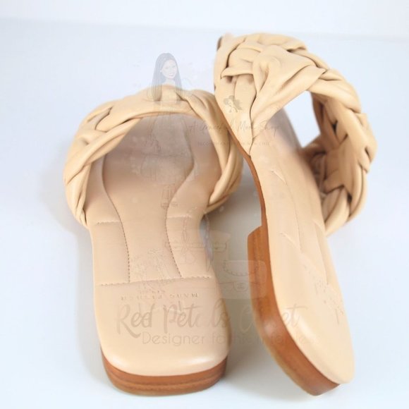 Marc Fisher Ltd. Women's Miyuki Woven Slide Sandals Light Pink Size 5 - Picture 6 of 12